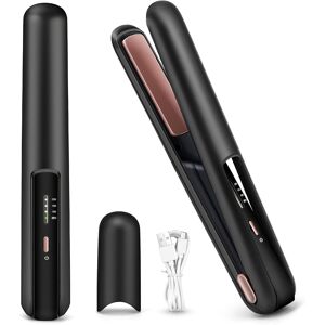 Fuutilake 2 In 1 Cordless Hair Straightener And Curler - Portable Curling Iron Wireless H Fuutilake 2 In 1 Cordless Hair Straightener And Curler - Portable Curling Iron Wireless H