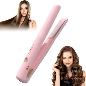 Does Not Apply 2-In-1 Cordless Hair Straightener, Wireless Mini Curling Iron With Ceramic Coati Does Not Apply 2-In-1 Cordless Hair Straightener, Wireless Mini Curling Iron With Ceramic Coati