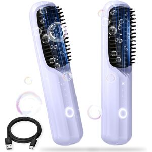 Care+ Cordless Hair Straightener Brush, Negative Ion Hot Cordless Hair Styler, Hair St Care+ Cordless Hair Straightener Brush, Negative Ion Hot Cordless Hair Styler, Hair St