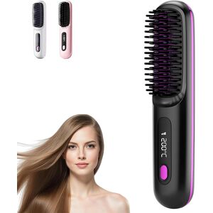 Care+ Go Brush Pro,Cordless Hair Straightener Brush,Portable Straightener Brushs For H Care+ Go Brush Pro,Cordless Hair Straightener Brush,Portable Straightener Brushs For H