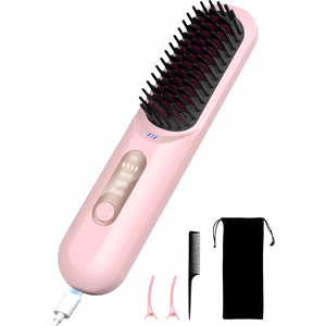 Does Not Apply Cordless Negative Ion Hair Straightener Brush, 5000mah Portable Heated Straighte Does Not Apply Cordless Negative Ion Hair Straightener Brush, 5000mah Portable Heated Straighte