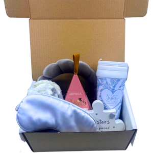 Woodside Home Living Sister Relax Pamper Hamper Sleep & Treat Gift Box Woodside Home Living Sister Relax Pamper Hamper Sleep & Treat Gift Box