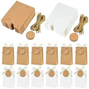 Sodial 3x(50set Gift Box With Rope Retro Candy Cookie Bag Wedding Birthday9207 Sodial 3x(50set Gift Box With Rope Retro Candy Cookie Bag Wedding Birthday9207