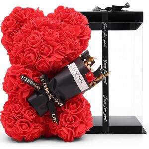 Amora Xo Mother’s Day For Mum – Rose Teddy Bear With Bouquet And Box, Floral Keepsak Amora Xo Mother’s Day For Mum – Rose Teddy Bear With Bouquet And Box, Floral Keepsak