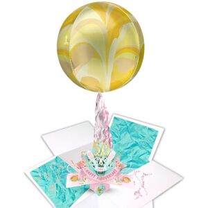 Love Kates 50 Years Happy 50th Anniversary Pop Up Card & Floating Balloon In A Box Surprise Love Kates 50 Years Happy 50th Anniversary Pop Up Card & Floating Balloon In A Box Surprise