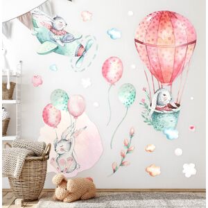 Coloray Bedroom Stickers Decoration Decal Kids Decor Room Bunnies In Pastel Boho Heaven Coloray Bedroom Stickers Decoration Decal Kids Decor Room Bunnies In Pastel Boho Heaven