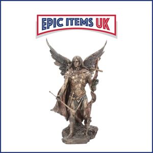 Nemesis Now Bronzed Archangel Gabriel With Staff Religious Figurine 33.5cm - New Nemesis Now Bronzed Archangel Gabriel With Staff Religious Figurine 33.5cm - New