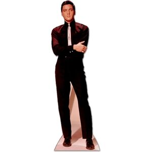Elvis Presley The King Black Suit White Tie Cardboard Fun Cutout- 180cm Tall Elvis Presley The King Black Suit White Tie Cardboard Fun Cutout- 180cm Tall