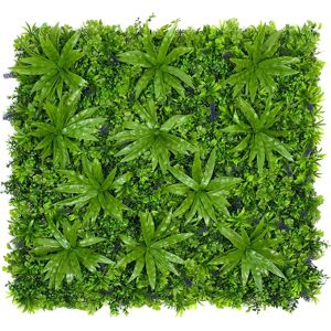 Greenbrokers Artificial Premium Green Wall Hedge Clover Leaf Foliage Flowers (1x1m) Uv Stable Greenbrokers Artificial Premium Green Wall Hedge Clover Leaf Foliage Flowers (1x1m) Uv Stable
