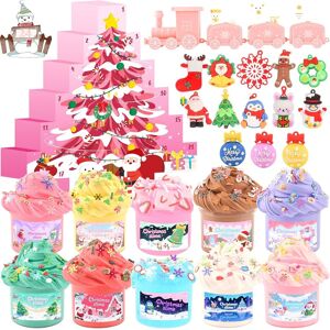 Bretohay Pink Christmas Tree Slime Advent Calendar, 24 Days Of Surprise Slime Diy Craft Bretohay Pink Christmas Tree Slime Advent Calendar, 24 Days Of Surprise Slime Diy Craft