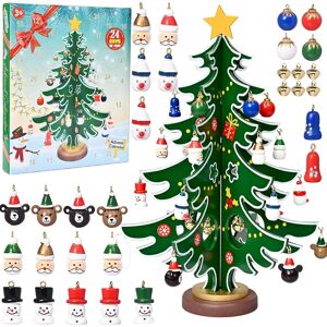 Antsparty Christmas Advent Calendar 2025, 24 Days Countdown Tabletop Wooden Christmas Tre Antsparty Christmas Advent Calendar 2025, 24 Days Countdown Tabletop Wooden Christmas Tre