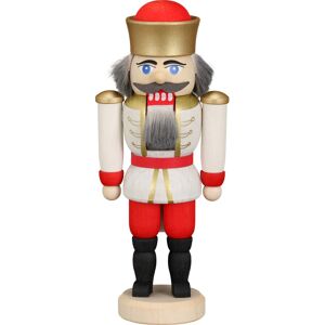 Seiffener Volkskunst German Nutcracker King White, Height 12 Cm / 5 Inch, Original E.. Sv 11401/3 New Seiffener Volkskunst German Nutcracker King White, Height 12 Cm / 5 Inch, Original E.. Sv 11401/3 New