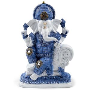 Puckator Decorative White & Blue Thai Buddha - Meditation Figurine Ornament Decoration Puckator Decorative White & Blue Thai Buddha - Meditation Figurine Ornament Decoration