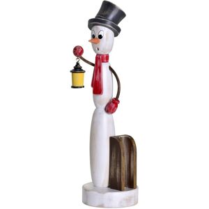 Kwo Kunstgewerbe-Werkstätten Olbernhau Gmbh Smoker Shabby Chic Snowman Wxdxh= 11x13x39.5cm New Smoking Figurine Kwo Kunstgewerbe-Werkstätten Olbernhau Gmbh Smoker Shabby Chic Snowman Wxdxh= 11x13x39.5cm New Smoking Figurine