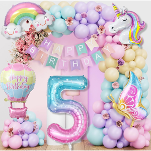 Does Not Apply Unicorn Balloons 5th Birthday Decorations For Girls Boys, Unicorn Party Decorati Does Not Apply Unicorn Balloons 5th Birthday Decorations For Girls Boys, Unicorn Party Decorati