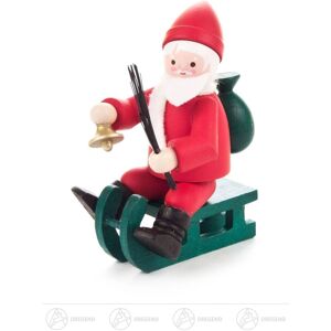 Großhandel Dregeno Christmas Miniature Santa Claus On Sled Colorful H=approx 6 Cm New Erzgebirge Großhandel Dregeno Christmas Miniature Santa Claus On Sled Colorful H=approx 6 Cm New Erzgebirge