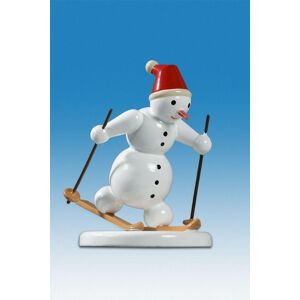 Kde-Kunstgewerbliche Drechslerei Ellmann Snowman Christmas Figure - 6.5cm Kde-Kunstgewerbliche Drechslerei Ellmann Snowman Christmas Figure - 6.5cm