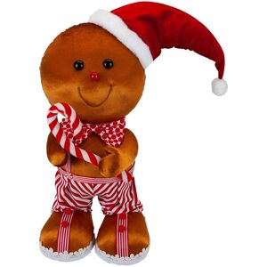Vfm E-Store Christmas Gingerbread Man Decoration 46cm X 27cm Red X 1 Vfm E-Store Christmas Gingerbread Man Decoration 46cm X 27cm Red X 1