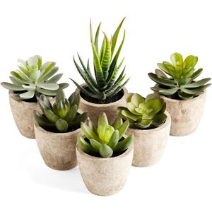 Branded Artificial Succulents Plants Potted Set-Decorative Fake Succulent Plant Faux Pla Branded Artificial Succulents Plants Potted Set-Decorative Fake Succulent Plant Faux Pla