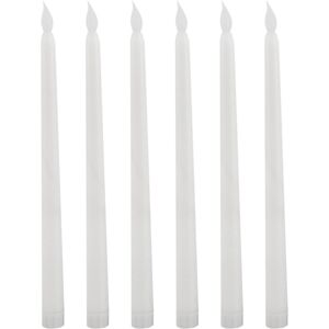 3x(6pcs Led Taper Candle For Dinner, Flickering Flameless Tapered Battery8239 3x(6pcs Led Taper Candle For Dinner, Flickering Flameless Tapered Battery8239