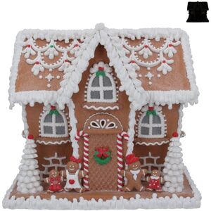 Gisela Graham Large Led Light Up Gingerbread Family House Christmas Decoration Gisela Graham Large Led Light Up Gingerbread Family House Christmas Decoration