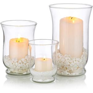 Glasseam Hurricane Candle Holder 3pcs Glass Pillar Candle Holder Clear Hurricane Vase Ch Glasseam Hurricane Candle Holder 3pcs Glass Pillar Candle Holder Clear Hurricane Vase Ch
