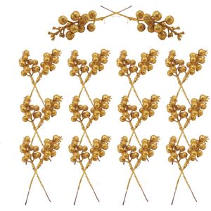 Sodial 5x(20 Pc Artificial Berry Stems, 7.5 Inches Christmas Glitter Berries Stems3361 Sodial 5x(20 Pc Artificial Berry Stems, 7.5 Inches Christmas Glitter Berries Stems3361