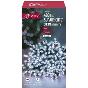 Unbranded White Fairy Christmas Lights With Timer 46.3m 480 Leds Unbranded White Fairy Christmas Lights With Timer 46.3m 480 Leds