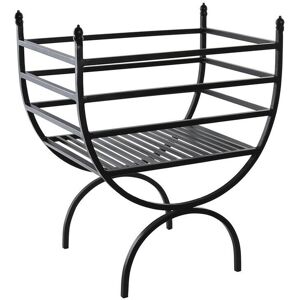 Woodshed Dkd Home Decor Black Steel 48 X 30 X 57 Cm Log Stand Woodshed Dkd Home Decor Black Steel 48 X 30 X 57 Cm Log Stand