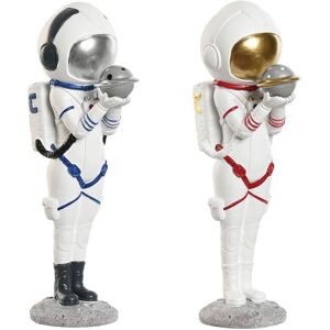 Decorative Figure Home Esprit Blue White Red Golden Lady Astronaut 11 X 7 X 2 Decorative Figure Home Esprit Blue White Red Golden Lady Astronaut 11 X 7 X 2