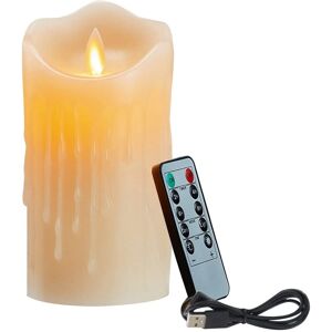 Sodial 3x(Led Candles, Flickering Flameless Candles,Rechargeable Candle, Real Wax9063 Sodial 3x(Led Candles, Flickering Flameless Candles,Rechargeable Candle, Real Wax9063