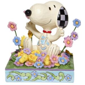 Peanuts By Jim Shore Figurine - Snoopy In Flowers By Jim Shore Peanuts By Jim Shore Figurine - Snoopy In Flowers By Jim Shore