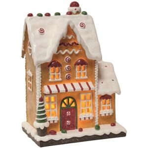 The Straits Trading Company Limited Led Light Up Gingerbread & Gum Drop Candy House Christmas Decoration 26.5cm The Straits Trading Company Limited Led Light Up Gingerbread & Gum Drop Candy House Christmas Decoration 26.5cm
