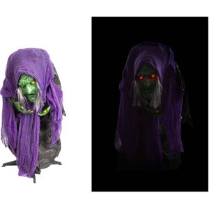 Vfm E-Store Halloween Animated Witch Decoration Halloween Party, Trick Or Treat Purple Vfm E-Store Halloween Animated Witch Decoration Halloween Party, Trick Or Treat Purple