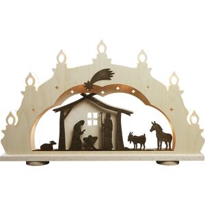 WEIGLA Christ Child Rustic Wooden LED Christmas Arch - 52x33x6 cm WEIGLA Christ Child Rustic Wooden LED Christmas Arch - 52x33x6 cm
