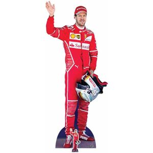 Vettel Motor Racing Driver Lifesize With Mini Cardboard Cutout Vettel Motor Racing Driver Lifesize With Mini Cardboard Cutout