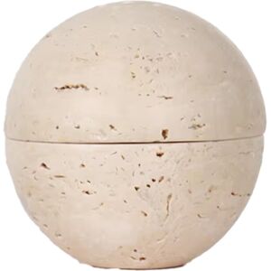 Sodial Beige Travertine Sphere Incense Burner Natural Marble Stone Home Decoration5926 Sodial Beige Travertine Sphere Incense Burner Natural Marble Stone Home Decoration5926