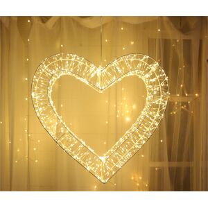 St Helens Homes And Garden Xmas Haus Festive Decor Pre Lit Led Heart Shape With 5m Lead, Timer Power Supply St Helens Homes And Garden Xmas Haus Festive Decor Pre Lit Led Heart Shape With 5m Lead, Timer Power Supply