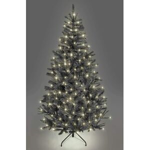 Artificial Christmas Tree 120cm Alaskan Pine Pre-Lit Black W/warm White, Shatchi Artificial Christmas Tree 120cm Alaskan Pine Pre-Lit Black W/warm White, Shatchi
