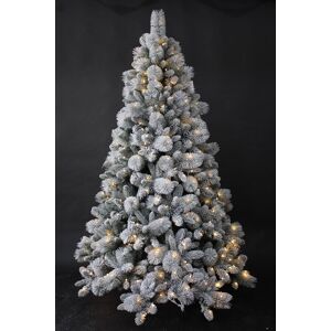Shatchi Pre Lit Christmas Tree Green Artificial Snow Flocked Bushy Xmas Home Decor 4ft Shatchi Pre Lit Christmas Tree Green Artificial Snow Flocked Bushy Xmas Home Decor 4ft