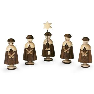 Kleinkunst Aus Dem Erzgebirge® Christmas Figures 5 Figures Of The Carolers In Set Medium Natural Height: 6.5 Cm Kleinkunst Aus Dem Erzgebirge® Christmas Figures 5 Figures Of The Carolers In Set Medium Natural Height: 6.5 Cm