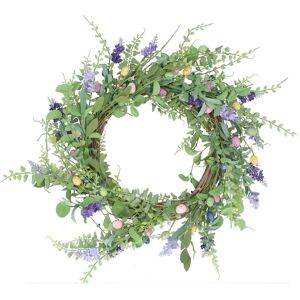 Gisela Graham Floral And Speckled Egg Decorative Easter Wreath Home Accessory Gisela Graham Floral And Speckled Egg Decorative Easter Wreath Home Accessory