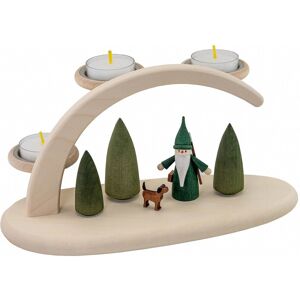 Seiffener Volkskunst German Candle Arch, Length 24 Cm / 10 Inch, Natural, Electrically.. Sv 15309 New Seiffener Volkskunst German Candle Arch, Length 24 Cm / 10 Inch, Natural, Electrically.. Sv 15309 New