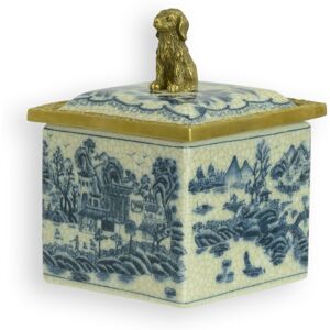 Aubaho A Bronze Mounted Porcelain Box And Cover Replica Retro Design Decoration Aubaho A Bronze Mounted Porcelain Box And Cover Replica Retro Design Decoration
