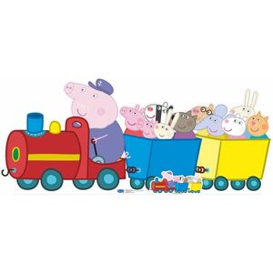Grandpa Pig'S Train Peppa Pig Lifesize And Free Mini Cardboard Cutout / Standee Grandpa Pig'S Train Peppa Pig Lifesize And Free Mini Cardboard Cutout / Standee