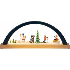 Richard Glässer Seiffen German Candle Arch Led Winter Children, Length 40 Cm / 16 Inch, N.. Rg 01095 New Richard Glässer Seiffen German Candle Arch Led Winter Children, Length 40 Cm / 16 Inch, N.. Rg 01095 New