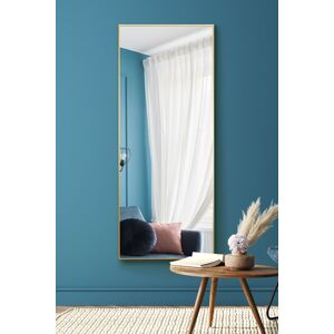 Large Matt Gold Modern Design Wall Mirror From Our Manhattan Range 153x61.5cm Large Matt Gold Modern Design Wall Mirror From Our Manhattan Range 153x61.5cm