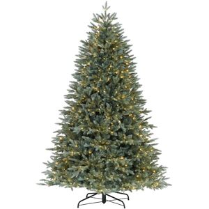 Werchristmas Pre-Lit Christmas Tree Mixed Pine Blue Dual Led, 7 Ft, Christmas Decoration Werchristmas Pre-Lit Christmas Tree Mixed Pine Blue Dual Led, 7 Ft, Christmas Decoration