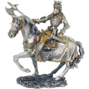 Veronese Design Knight On Horse With Axe Pewter Figurine Veronese Design Knight On Horse With Axe Pewter Figurine