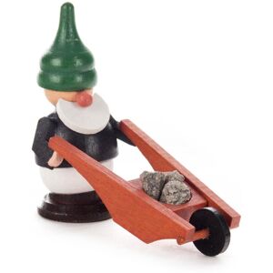 Spielwarenmacher Günther E.K. Miniature Figure Dwarf With Wheelbarrow 5x6x3cm New Miniature Wood Art Spielwarenmacher Günther E.K. Miniature Figure Dwarf With Wheelbarrow 5x6x3cm New Miniature Wood Art